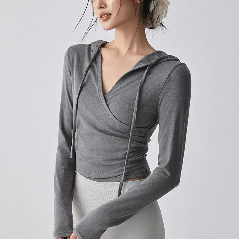 Sports Coat Women's Shirt Yoga Slim Long Sleeve Fast Running Thin Pilates Fitness Suit Top Clothing